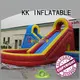 KK INFLATABLE funny commercial inflatable water slides fire truck shape for swimming pool 1
