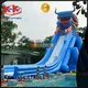 truck blow up water slide castle for playground KK INFLATABLE 1