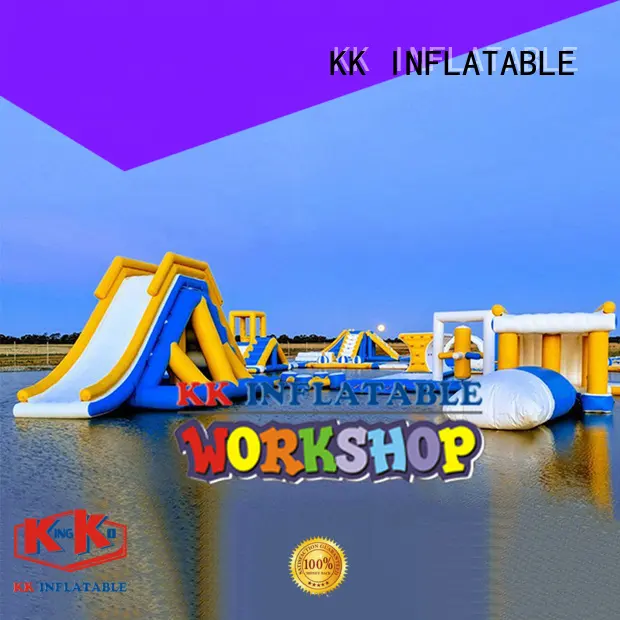 KK INFLATABLE durable inflatable water parks blue for children 1