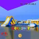 KK INFLATABLE durable inflatable water parks blue for children 1