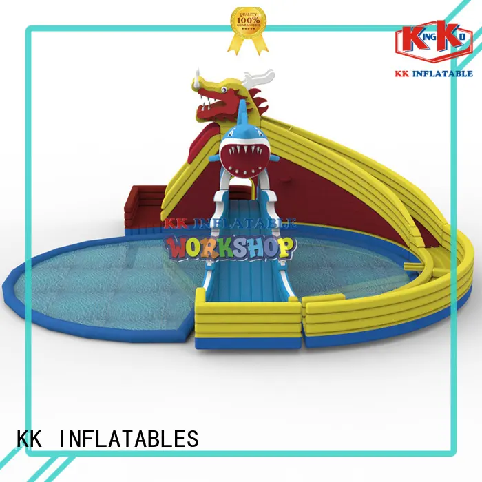 rainbow inflatable water parks pvc for amusement park KK INFLATABLE 1