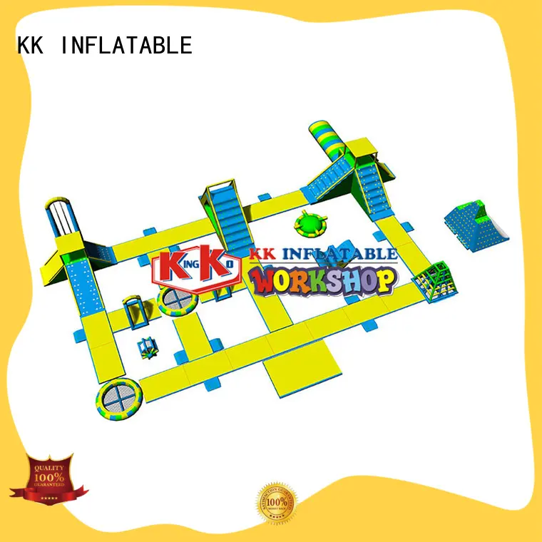 slide pool combination inflatable water parks good quality for seaside KK INFLATABLE 1