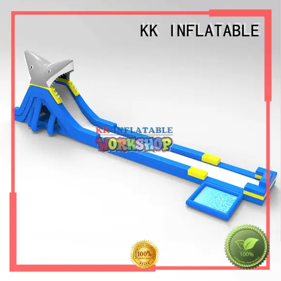 KK INFLATABLE rainbow kids inflatable water park animal modelling for beach 1