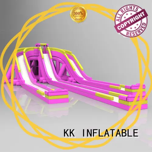 inflatable water playground rainbow for amusement park KK INFLATABLE 1