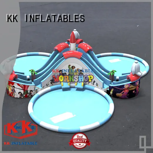 multichannel inflatable water parks supplier for children KK INFLATABLE 1