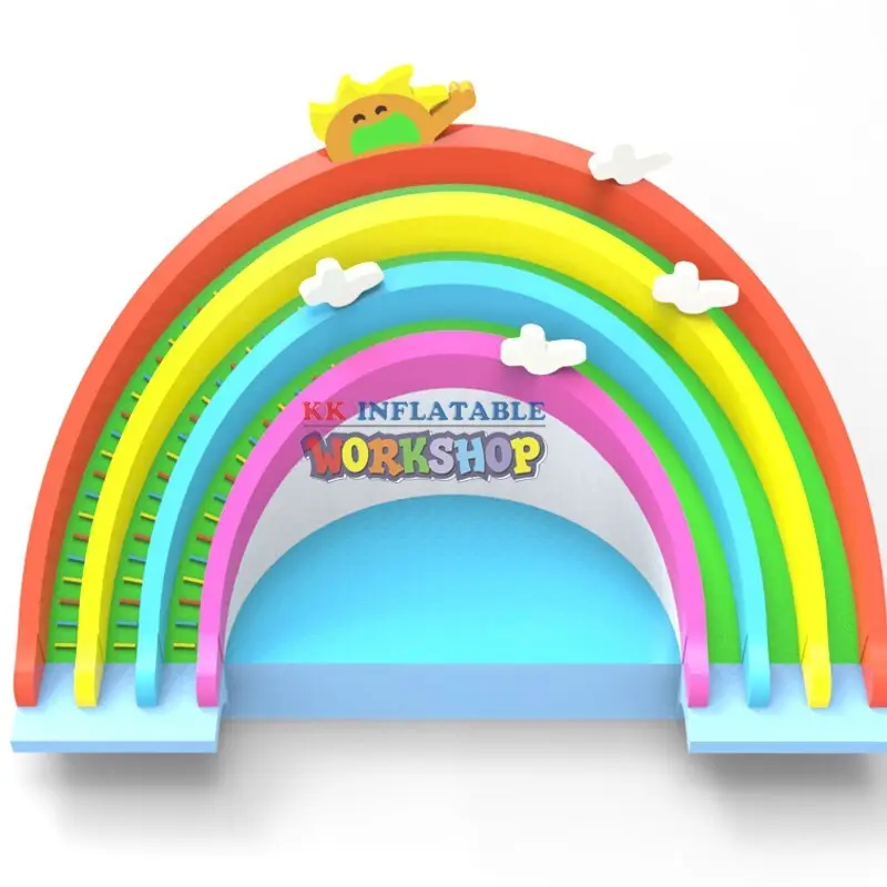 Inflatable Rainbow Water Slide 6