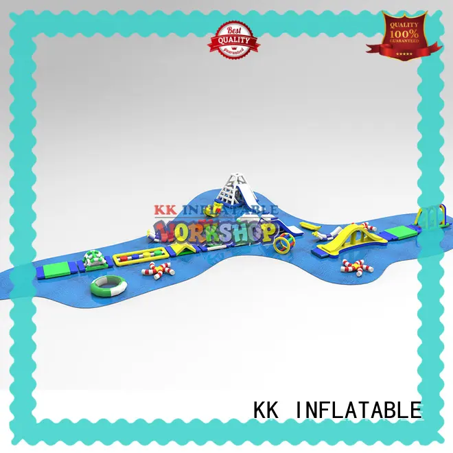 rainbow inflatable water parks manufacturer for seaside KK INFLATABLE 1