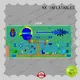 multichannel inflatable water parks blue for amusement park KK INFLATABLE 1
