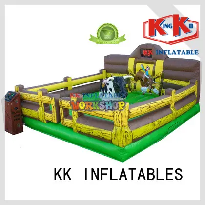trampoline kids climbing wall wholesale for for amusement park KK INFLATABLE 1