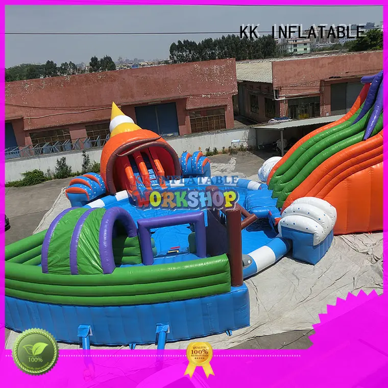 inflatable water parks dinosaur for paradise KK INFLATABLE 1