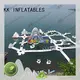 kids inflatable water park blue for children KK INFLATABLE 1