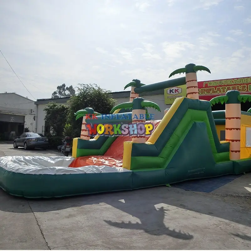 KK INFLATABLE long inflatable water slide supplier for playground 4