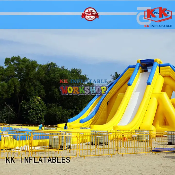 inflatable water playground dinosaur for children KK INFLATABLE 1