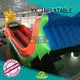 kids inflatable water park multichannel for children KK INFLATABLE 1