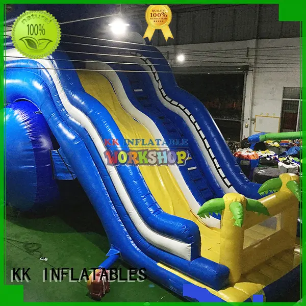 transparent pig bouncy slide manufacturer for parks KK INFLATABLE 1