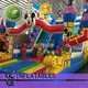 transparent small bouncy castle animated cartoon for amusement park KK INFLATABLE 1