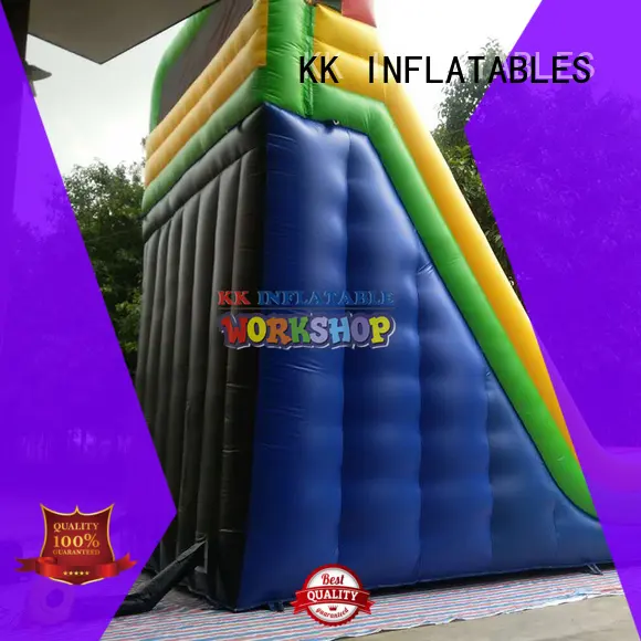 fire truck shape cheap water slides supplier for swimming pool KK INFLATABLE 1