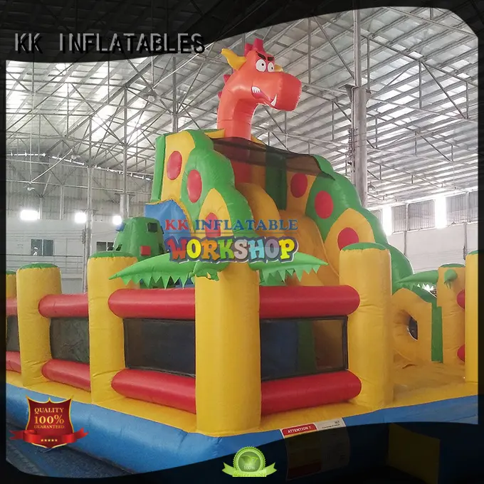transparent pig inflatable slide colorful for exhibition 1