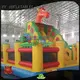 transparent pig inflatable slide colorful for exhibition 1