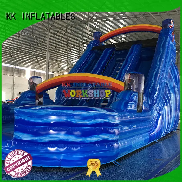 tarpaulin inflatable playground castle for amusement park KK INFLATABLE 1