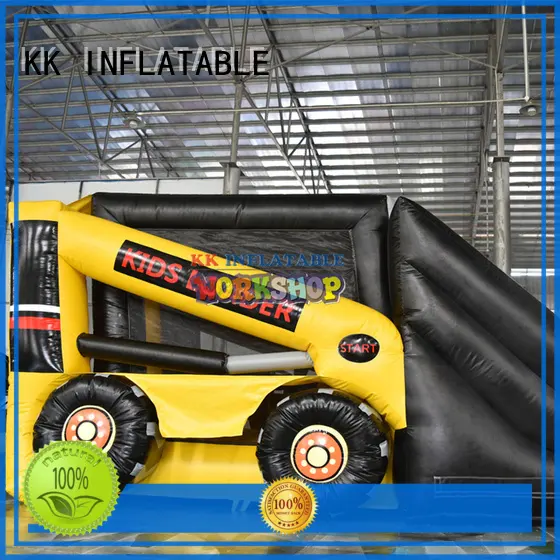 PVC bouncy castle with slide various styles for paradise KK INFLATABLE 1