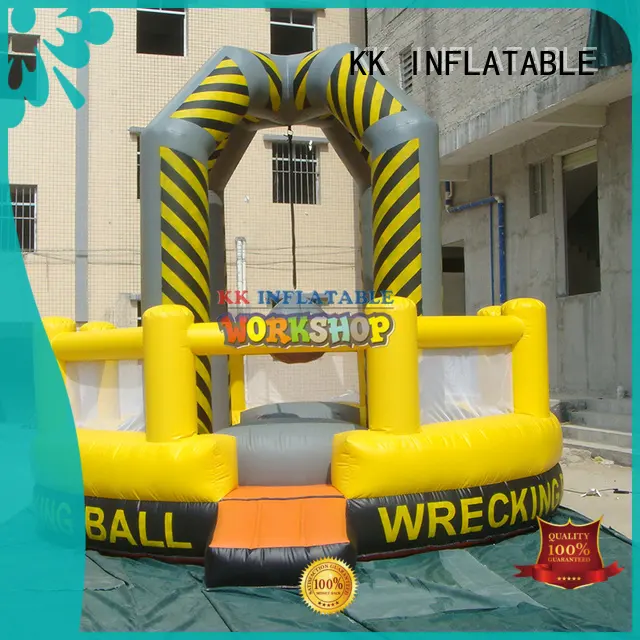 large slide pool inflatable playground tarpaulin for party KK INFLATABLE 1