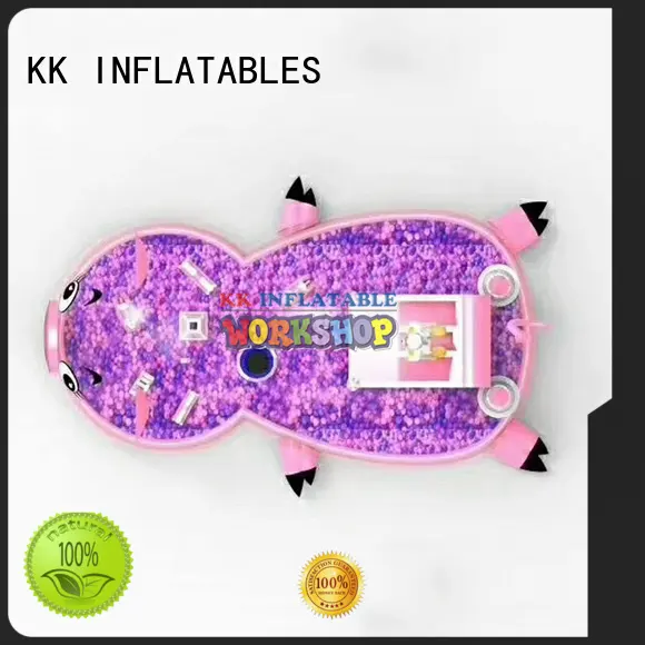 large slide pool inflatable playground slide pool for kids KK INFLATABLE 1
