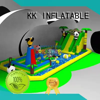 inflatable playground trampolines for playground KK INFLATABLE 1
