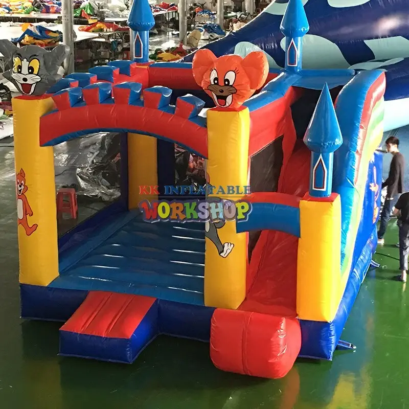 tarpaulin inflatable bounce house supplier for amusement park KK INFLATABLE 3