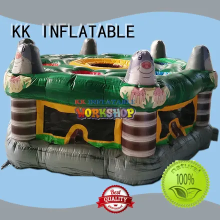 giant inflatable rock climbing wall wholesale for for amusement park KK INFLATABLE 1