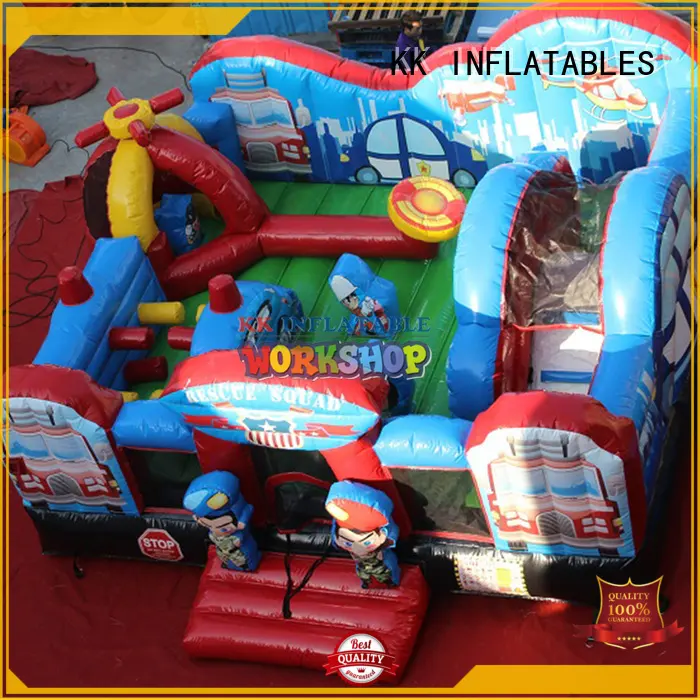 KK INFLATABLE quality inflatable bounce house pirate ship for playground 1