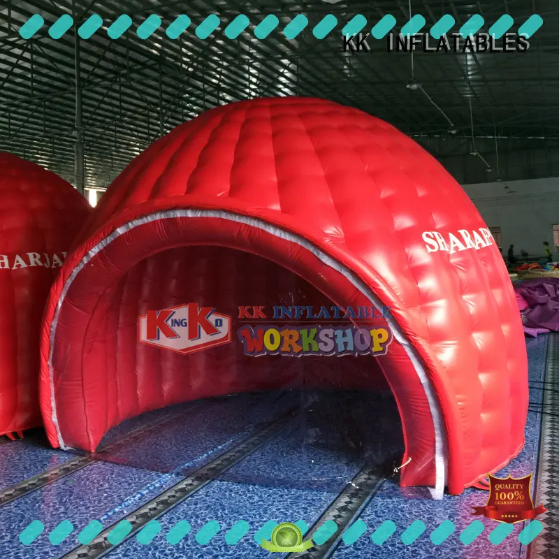 KK INFLATABLE crocodile style pump up tent supplier for exhibition 1