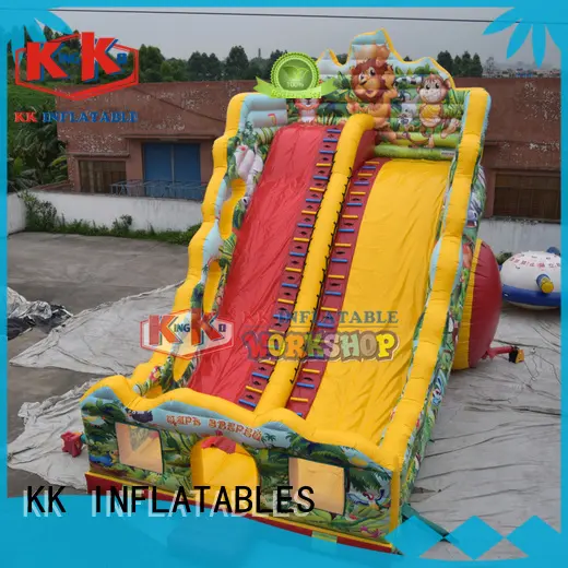 KK INFLATABLE heavy duty inflatable slide colorful for parks 1