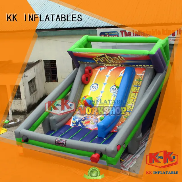 slide combination bouncy slide fire truck shape for exhibition KK INFLATABLE 1