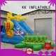 fire truck shape inflatable water slides for adults various styles for exhibition KK INFLATABLE 1