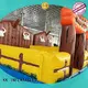 fire truck moon bounce manufacturer for event KK INFLATABLE 1