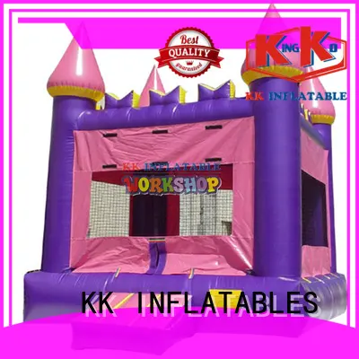KK INFLATABLE portable kids bouncy castle transparent for amusement park 1