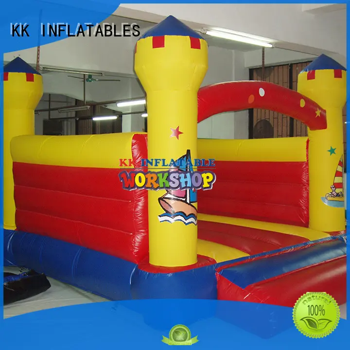 KK INFLATABLE transparent small bouncy castle supplier for playground 1