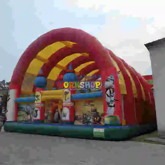 attractive blow up obstacle course manufacturer for sport games 1