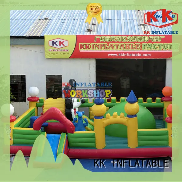 inflatable obstacle course panda for sport games KK INFLATABLE 1