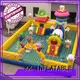 multifuntional bouncy castle obstacle course wholesale for playground KK INFLATABLE 1