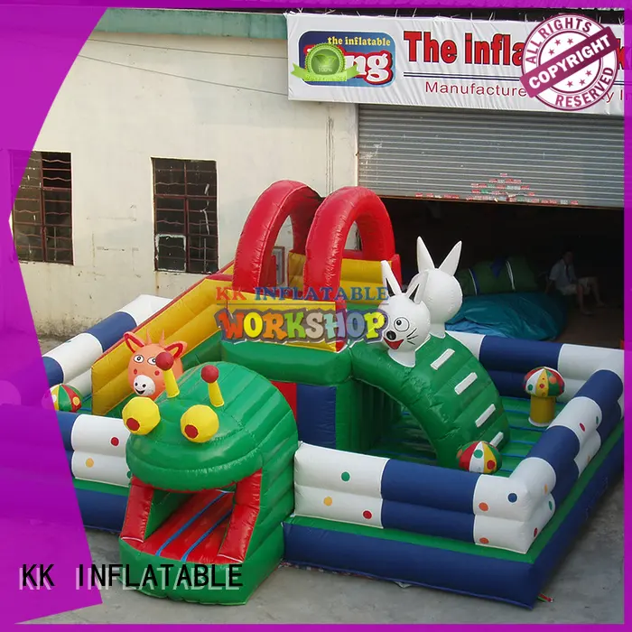 KK INFLATABLE castle adult inflatable obstacle course manufacturer for racing game 1