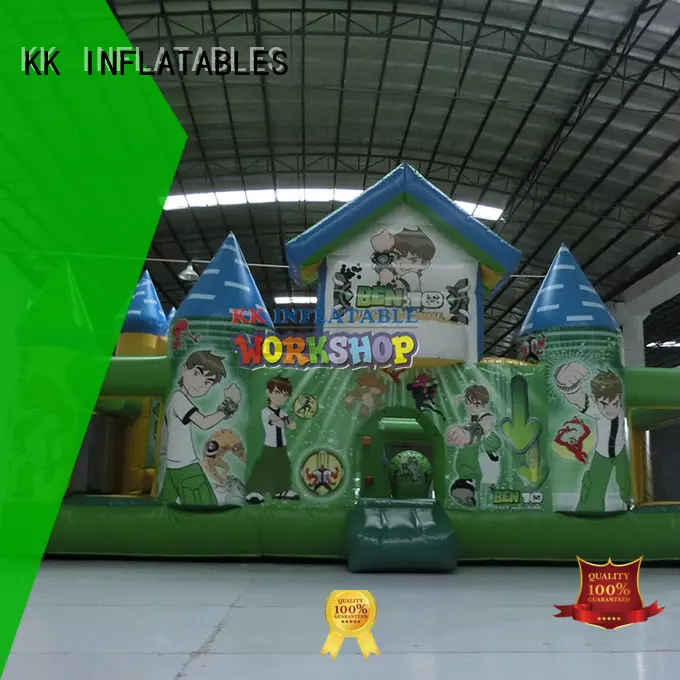 KK INFLATABLE portable water slide jumper supplier for paradise 1