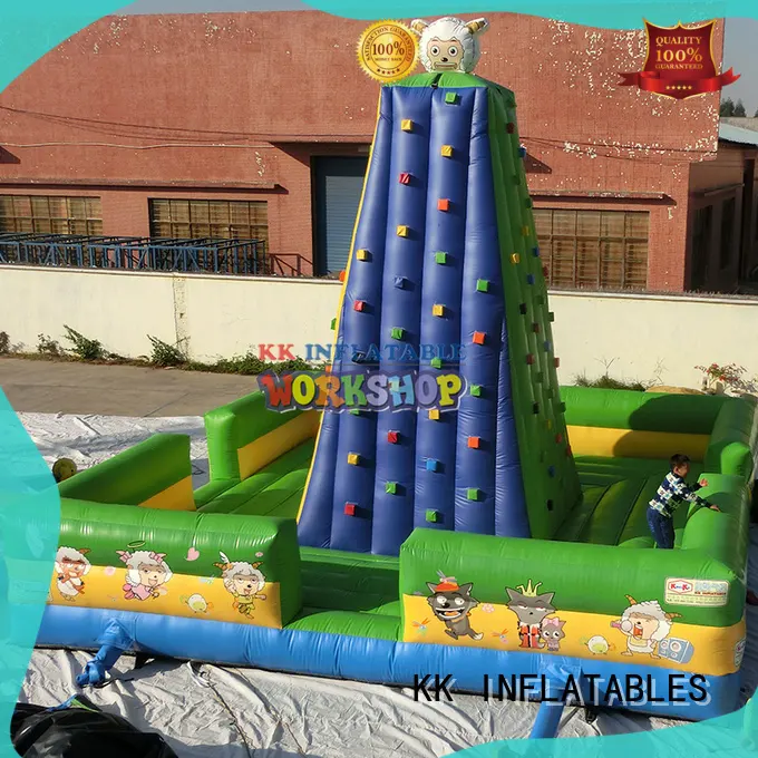 Inflatable rock climbing 1