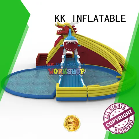 Inflatable Dragon Shark Water Park 1
