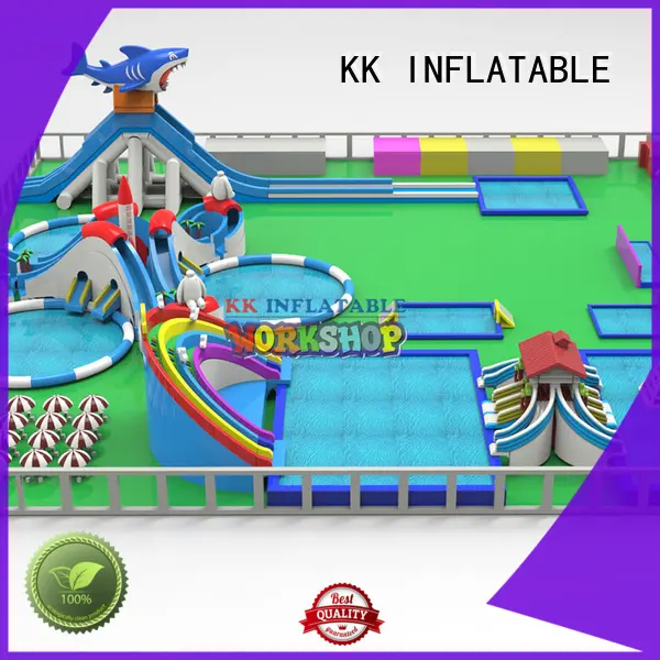 Land inflatable pool park project 1