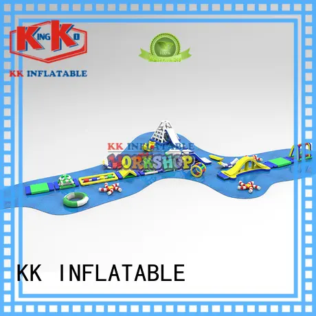 Customized inflatable lake water park 1