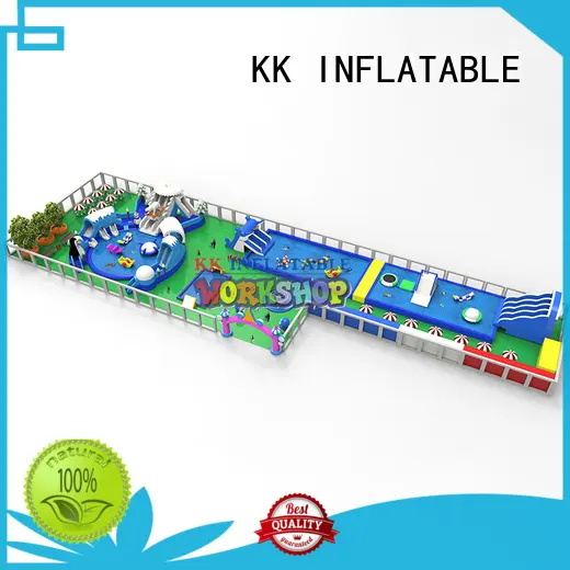 1600m² land inflatable water park 1