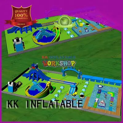 KK INFLATABLE cartoon inflatable water playground factory price for amusement park 1