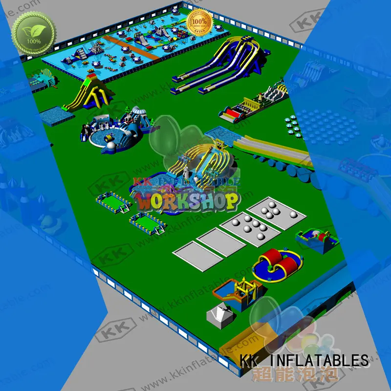 large kids inflatable water park supplier for seaside 1